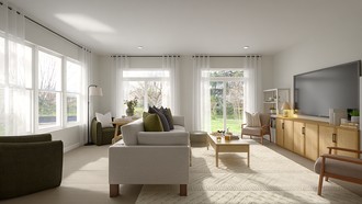 Contemporary Living Room by Havenly Interior Designer Diogo