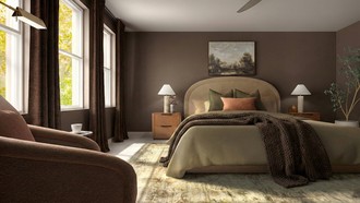 Organic Modern, Warm Transitional Bedroom by Havenly Interior Designer Anny