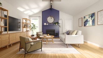 Modern, Minimal, Scandinavian, Midcentury Scandi Living Room by Havenly Interior Designer Hayley