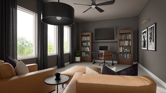 Contemporary, Contemporary Luxe, Organic Modern, California Cool Office by Havenly Interior Designer Anny