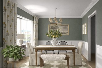 Classic, Modern Cottage, Traditional Charm Dining Room by Havenly Interior Designer Angie