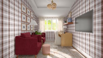 Traditional Charm Office by Havenly Interior Designer Leah