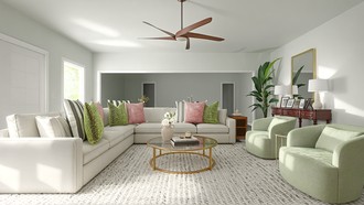 Contemporary, Eclectic, Bohemian Living Room by Havenly Interior Designer Mariana