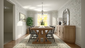 California Cool, Warm Transitional, Classic Coastal, Modern Cottage, Traditional Charm Dining Room by Havenly Interior Designer Jess