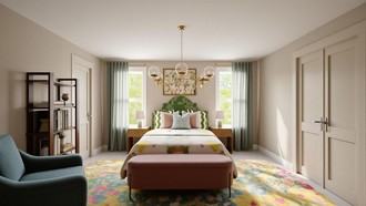 Eclectic, Artful Eclectic Bedroom by Havenly Interior Designer Giovanna