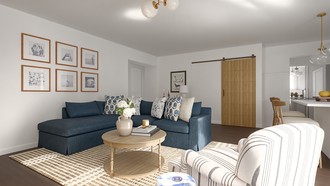 Classic, Coastal, Transitional, Classic Coastal, Modern Cottage, Traditional Charm Living Room by Havenly Interior Designer Andrea