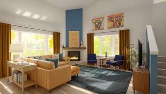 Rustic Living Room by Havenly Interior Designer Diogo