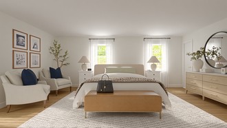 Modern, Transitional, Minimal, Organic Modern Bedroom by Havenly Interior Designer Constanza