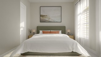 Midcentury Modern, Organic Modern Bedroom by Havenly Interior Designer Kayla