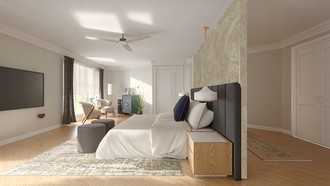 Classic Contemporary, Organic Modern Bedroom by Havenly Interior Designer Carolina