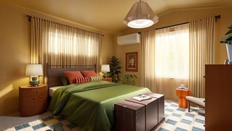 Modern, Eclectic, Midcentury Modern, Artful Eclectic Bedroom by Havenly Interior Designer Ana