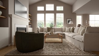 Farmhouse, Organic Modern Living Room by Havenly Interior Designer Sarah