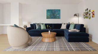 Modern, Traditional, Transitional, Inspired Modern, Warm Transitional Living Room by Havenly Interior Designer Christina