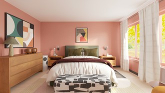 Modern, Eclectic, Bohemian Bedroom by Havenly Interior Designer Victor