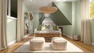 Contemporary Reading Room by Havenly Interior Designer Marie