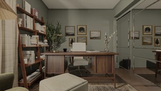 Organic Modern Office by Havenly Interior Designer Ivanna