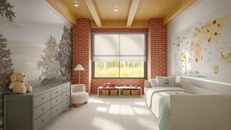 Rustic, Midcentury Scandi, Organic Modern Living Room by Havenly Interior Designer Zehra