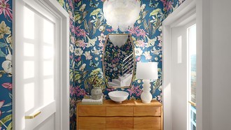 Eclectic, Midcentury Modern, Artful Eclectic Entryway by Havenly Interior Designer Emily