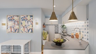 Modern, Eclectic, Bohemian, Artful Eclectic Kitchen by Havenly Interior Designer Emily