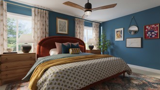 Eclectic Bedroom by Havenly Interior Designer Andrea