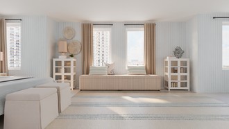 Eclectic, Coastal Bedroom by Havenly Interior Designer Angie