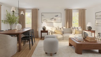 Transitional, California Cool Living Room by Havenly Interior Designer Martha