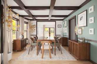 Midcentury Scandi Dining Room by Havenly Interior Designer Sandra