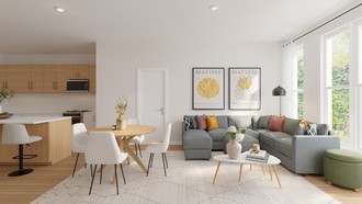 Contemporary Living Room by Havenly Interior Designer Diogo