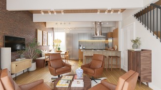 Bohemian, Industrial, California Cool Dining Room by Havenly Interior Designer Diogo