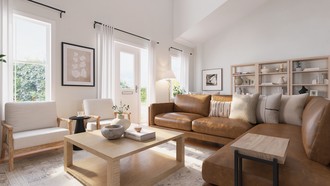 Organic Modern Living Room by Havenly Interior Designer Shadnaz