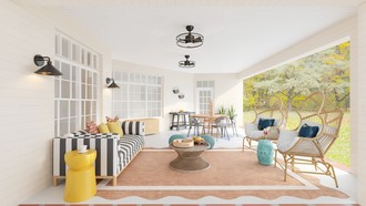 Eclectic Outdoor Space by Havenly Interior Designer Ivan