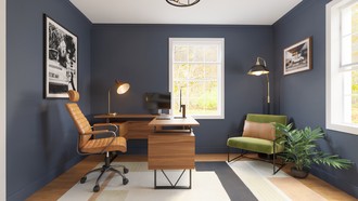 Industrial Office by Havenly Interior Designer Valeria