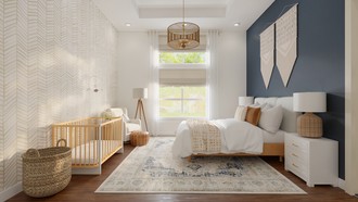 Contemporary, Bohemian, Transitional Bedroom by Havenly Interior Designer Bertha