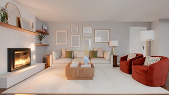 Midcentury Modern Living Room by Havenly Interior Designer Gabriela