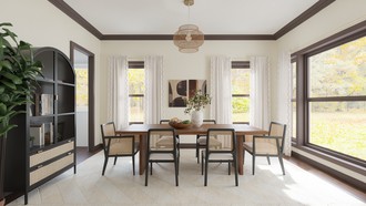 Bohemian, Midcentury Scandi, Organic Modern by Havenly Interior Designer Francis