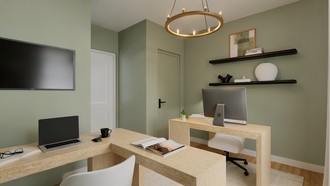Contemporary, Transitional Office by Havenly Interior Designer Lara