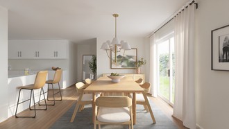 Scandinavian, Organic Modern Dining Room by Havenly Interior Designer Camila