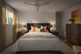 Midcentury Modern Bedroom by Havenly Interior Designer Morgan