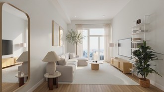 Scandinavian, Organic Modern Living Room by Havenly Interior Designer Karina