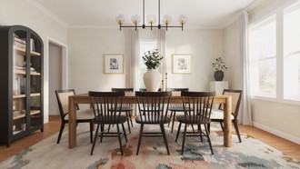 Classic Contemporary Dining Room by Havenly Interior Designer Lilia