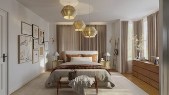 Contemporary, Inspired Modern, Parisian Modern, Contemporary Luxe Bedroom by Havenly Interior Designer Maria