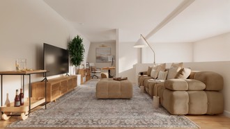 Contemporary, Transitional, Organic Modern, California Cool Living Room by Havenly Interior Designer Gabriela