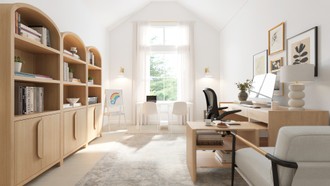 Contemporary Office by Havenly Interior Designer Lilia
