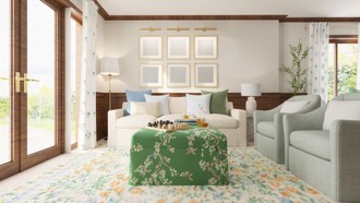 Classic Contemporary Living Room by Havenly Interior Designer Lilia