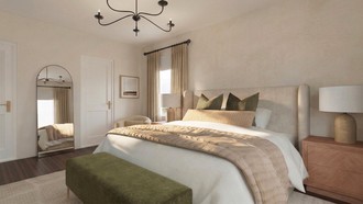 Inspired Modern, Contemporary Luxe, Organic Modern Bedroom by Havenly Interior Designer Anny