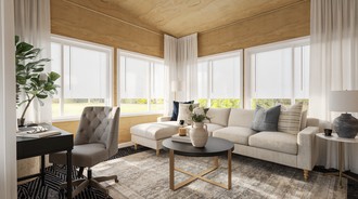 Warm Transitional Other by Havenly Interior Designer Ivanna