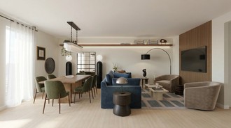 Contemporary, Modern Living Room by Havenly Interior Designer Julia