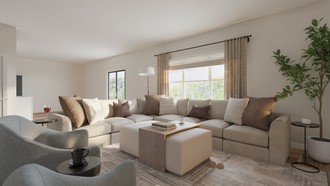 Traditional, Transitional, Organic Modern, Warm Transitional, Modern Cottage, Traditional Charm Living Room by Havenly Interior Designer Christopher