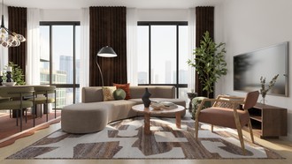 Inspired Modern, Parisian Modern Living Room by Havenly Interior Designer Mercedes