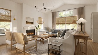 Classic, Classic Contemporary, Preppy, Classic Coastal, New Classic, Modern Cottage, Traditional Charm Living Room by Havenly Interior Designer Cami